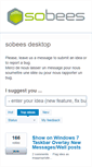 Mobile Screenshot of feedback.sobees.com